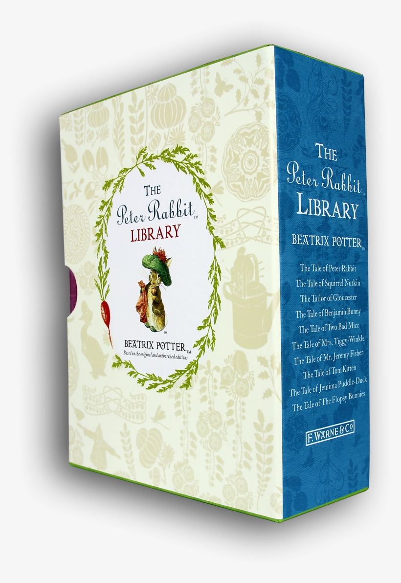 Beatrix Potter Peter Rabbit Library Coloured Jackets - Book Cover, transparent png download