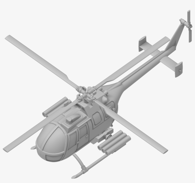German Pah Helicopter Expansion - Helicopter Rotor, transparent png download