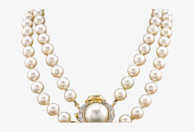 Necklace Clipart Pearl Strand - Green Pearl Necklace, transparent png download