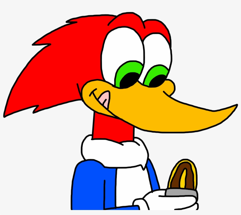 Woody Prepares To Eat Butter Scotchy Finger Pie By Woody Woodpecker Eating Png Image Transparent Png Free Download On Seekpng