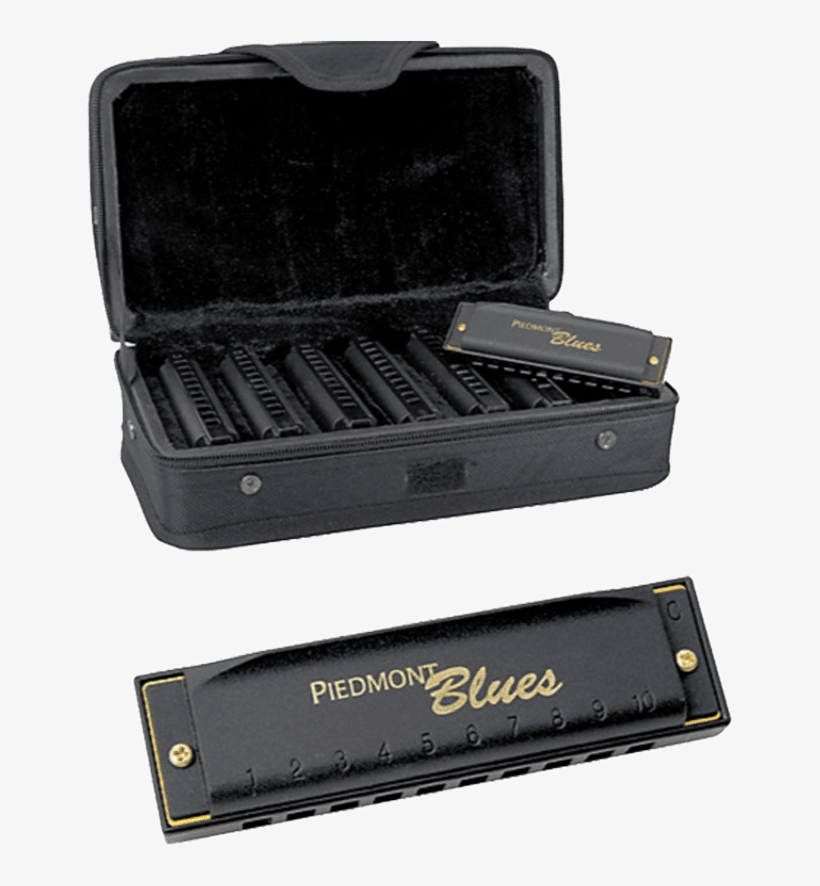 Hohner Piedmont Blues Harmonica 7 Pack With Case - Hohner Piedmont Blues, transparent png download