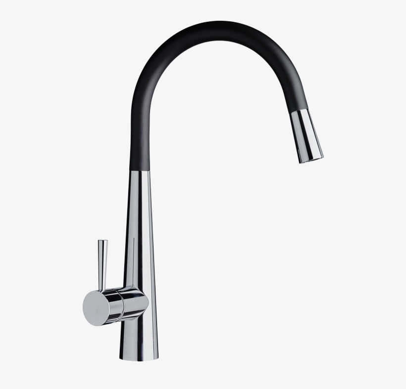 Nuova Calare Blackchrome Pull Out Sink Mixer Tap - Kitchen Sink Mixers Australia, transparent png download