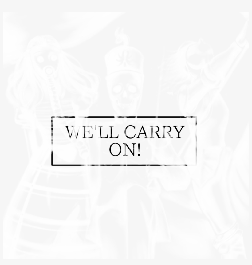 My Chemical Romance Mcr 22 March 22march We'll Carry - Monochrome, transparent png download