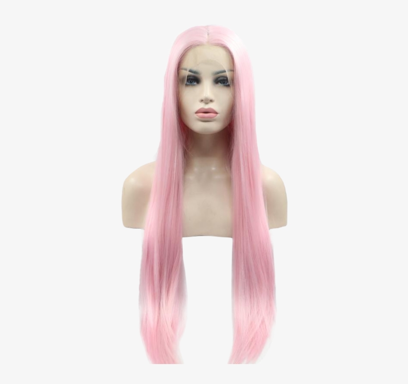 Bubblegum Bitch Long Lace Front Wig - Cotton Candy Lace Frontal Wig, transparent png download