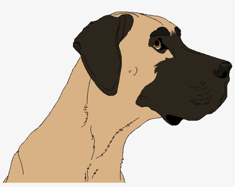 The Great Dane - Dog Yawns, transparent png download