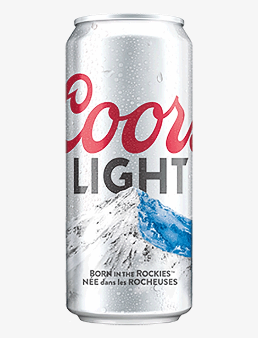 Coors Light - Coors Light 12 Oz Can, transparent png download