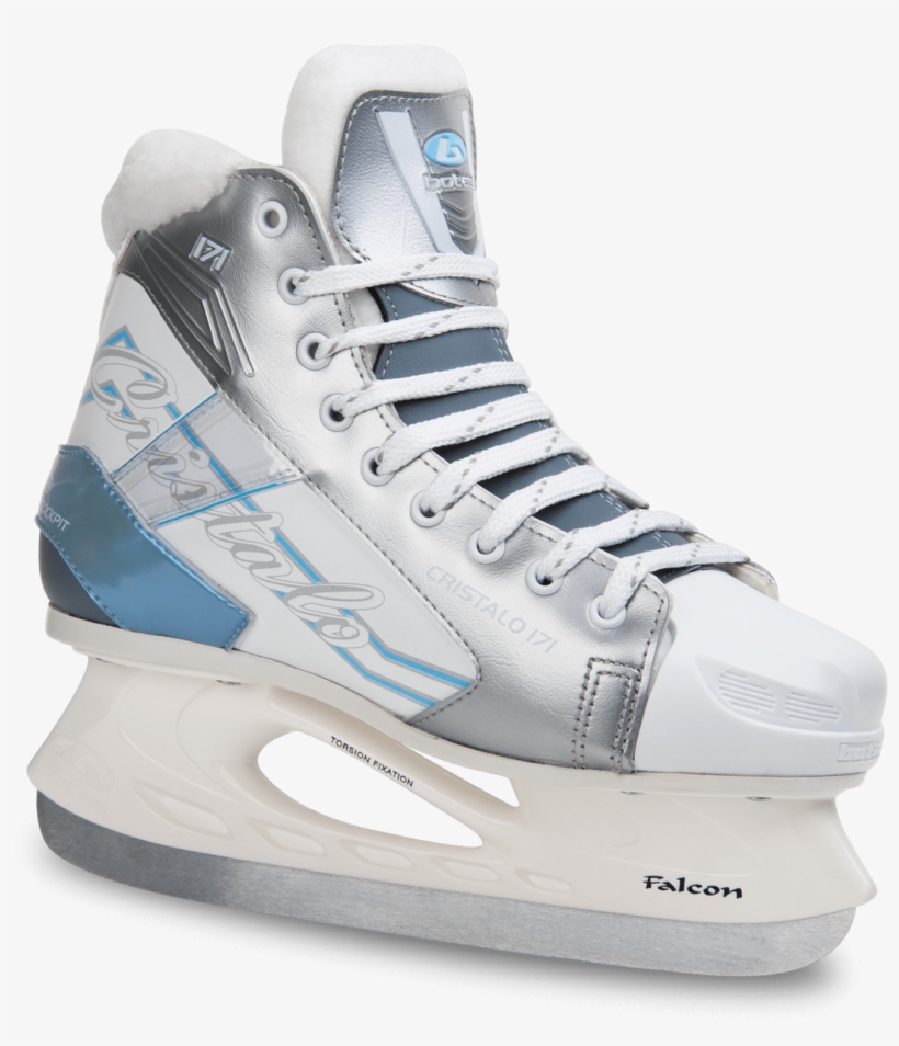 Botas Women's Ice Skates Cristalo 171 Lady White - Ice Skate, transparent png download