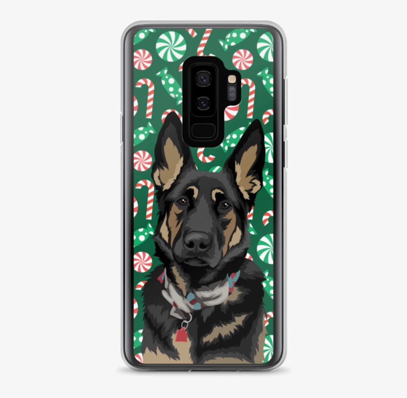 Christmas Candy Samsung Case - Norwegian Elkhound, transparent png download