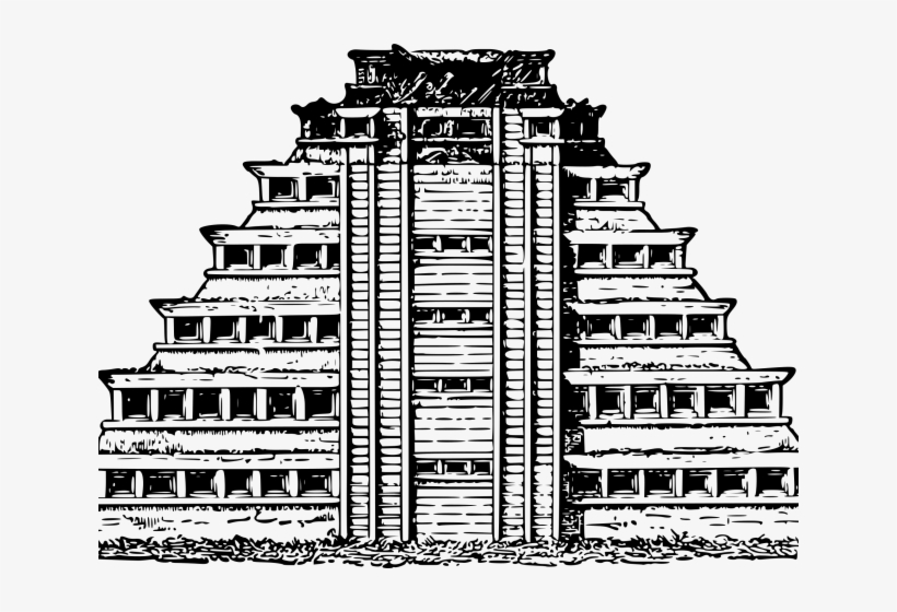 Aztec Clipart Mexico Pyramid - Piramides De Mexico Png, transparent png download
