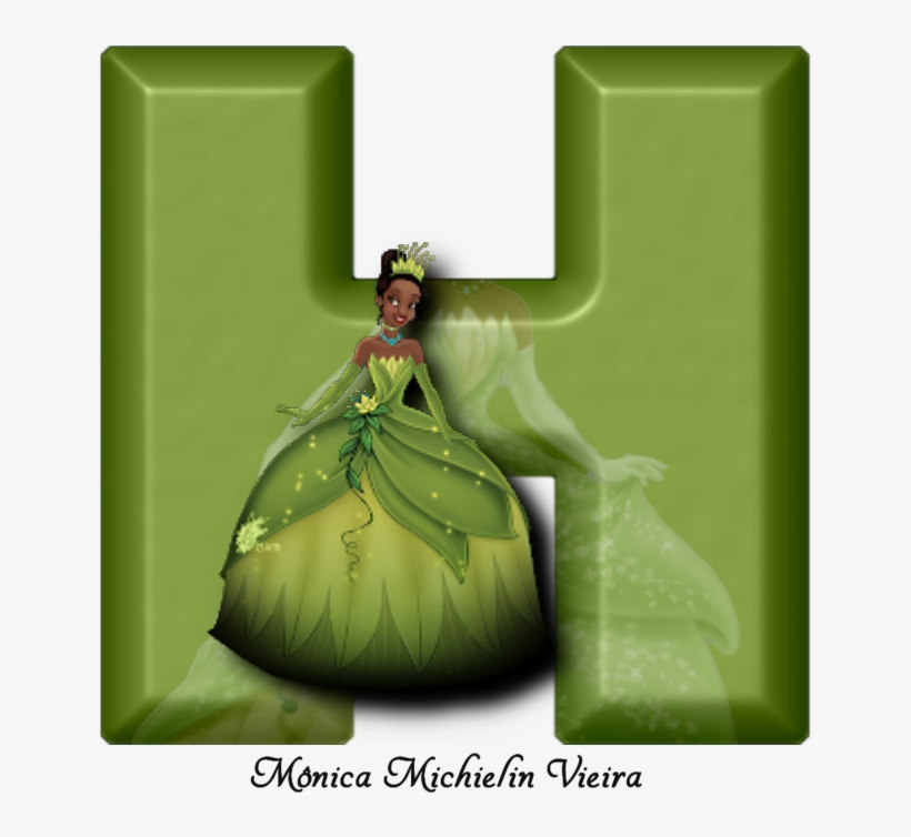 Alfabeto Princesa Tiana Disney Png - Illustration, transparent png download