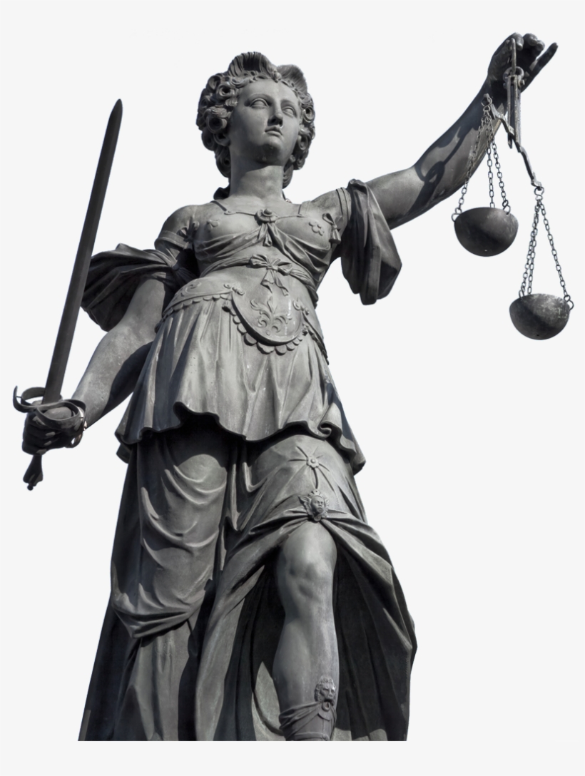 A Statue Of Justice - Statue Of Justice Rome, transparent png download