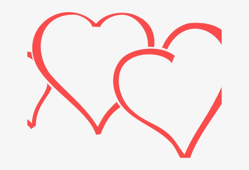 Hearts Line Cliparts - Happy Valentine Day Friendship, transparent png download