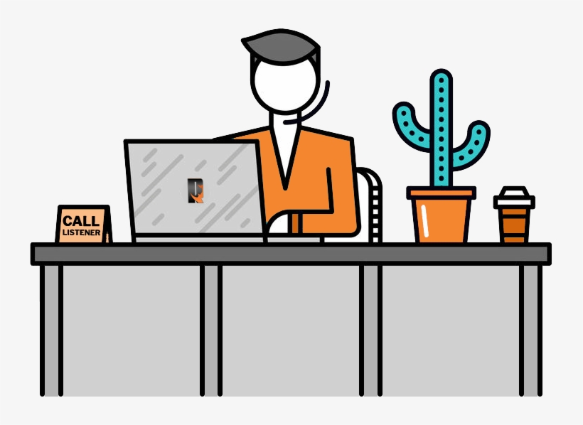 Listen To And Classify Every Phone Call That Comes - Cartoon, transparent png download