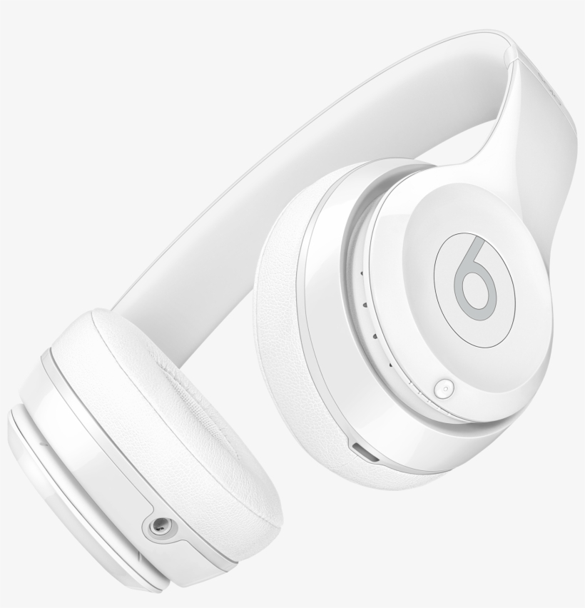 Beats Solo3 Wireless Headphones - Beats Solo3 Wireless Glossy White, transparent png download