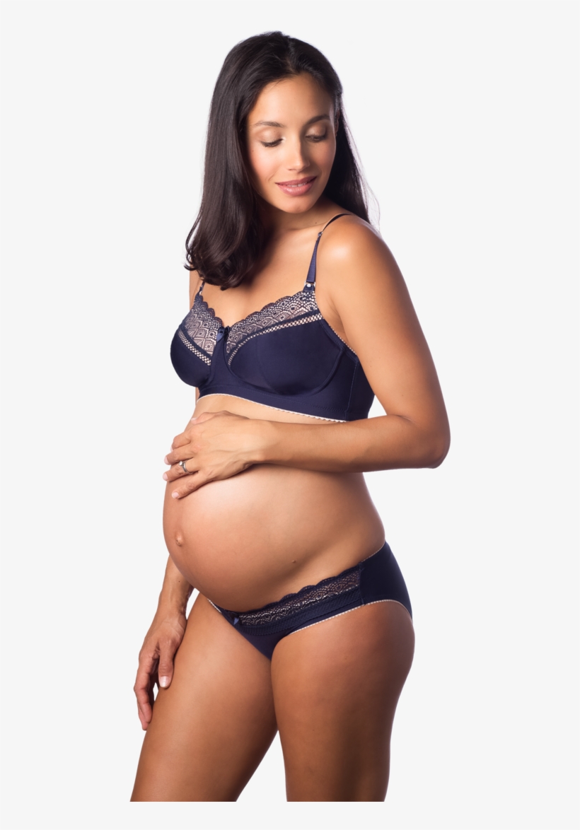 Hotmilk Show Off Navy Nursing Bra - Bra, transparent png download