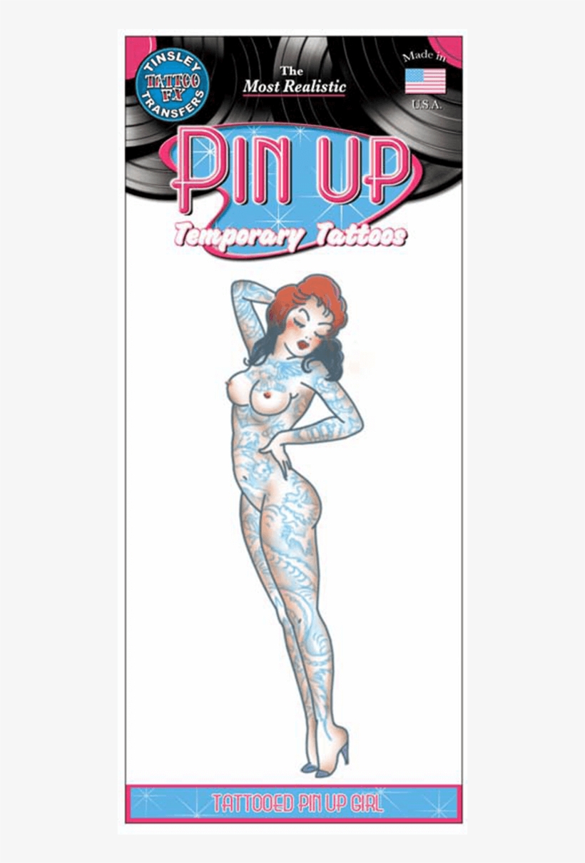 Tattooed Pin Up Tattoo - Tattoo, transparent png download