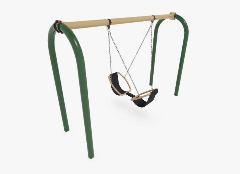 Friendship W Arch Frame Multi User Playground - Swing, transparent png download
