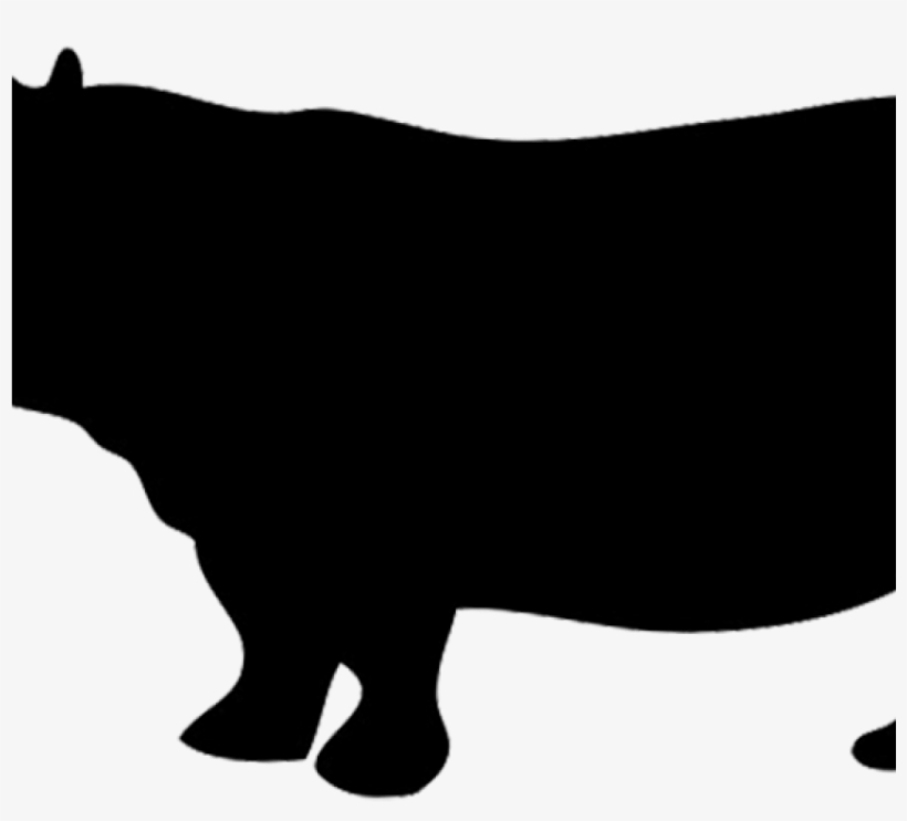 Animal Silhouettes Clipart Animal Silhouette Silhouette - White Silhouette Png Animal, transparent png download