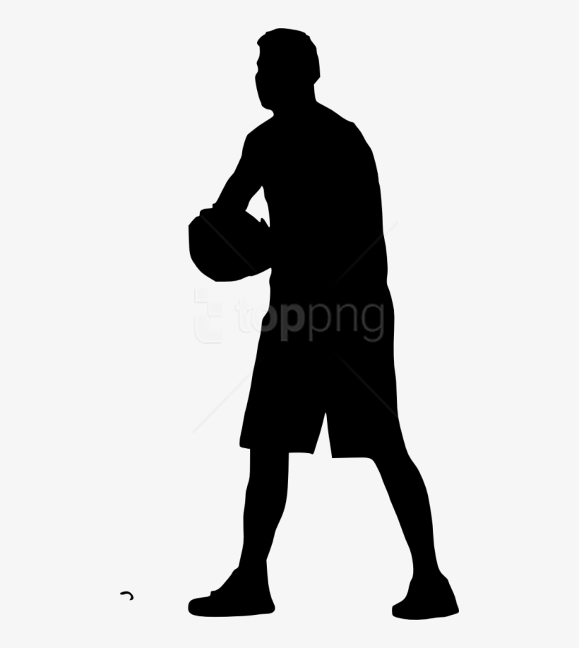Free Png Basketball Player Silhouette Png - Png Basketball Siluet, transparent png download