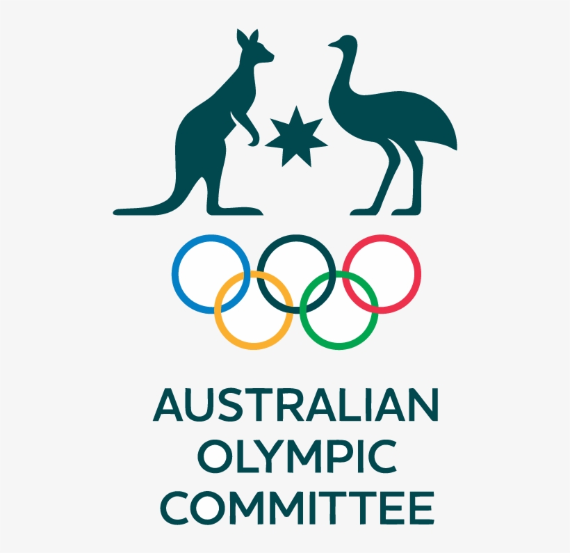 Australian Olympic Committee Logo - Olympic Refugee Team Flag, transparent png download