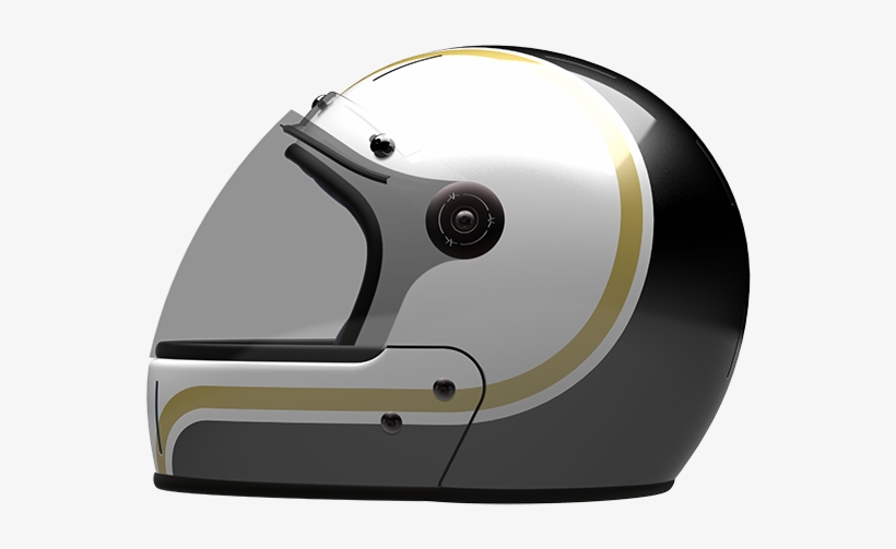 Veldt Fullface Helmet Gold Wave Black Veldt Thearsenale - Motorcycle Helmet, transparent png download
