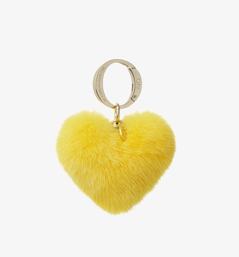 Ally Heart Charm Yellow - Keychain, transparent png download