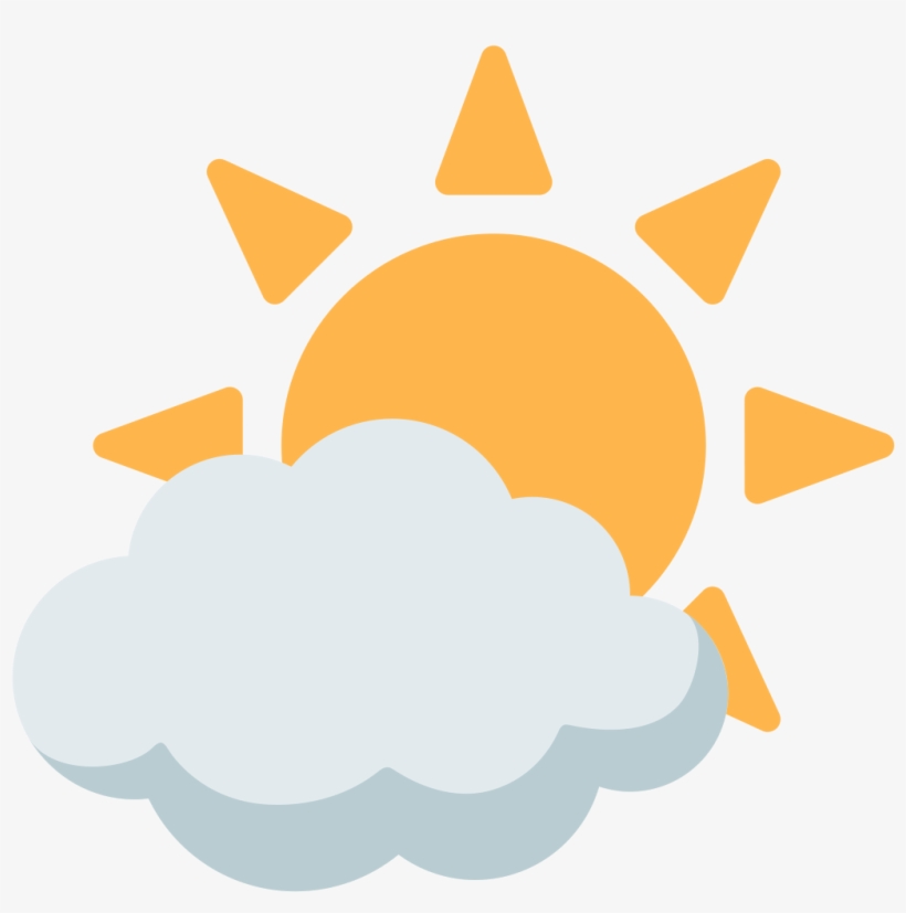 File - Emoji U1f324 - Svg - Comparative Adjectives Ppt, transparent png download