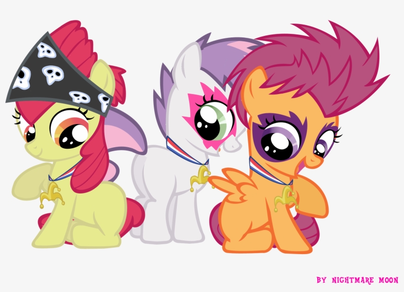 Cutie Mark Crusaders - Cutie Mark Crusaders Rock, transparent png download
