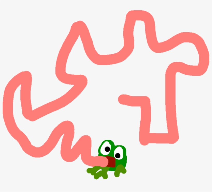 Drawing - Frog Copy, transparent png download