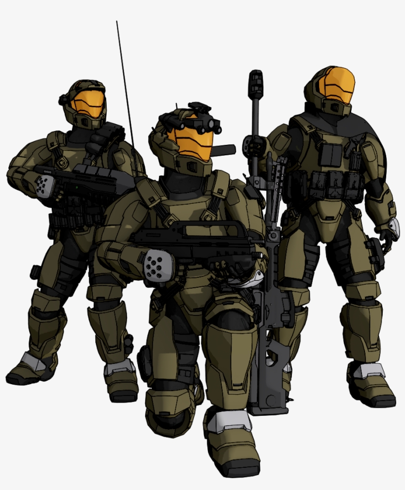 My Team Of Spartan Iiis Are A Small Team Under The - Soldier, transparent png download