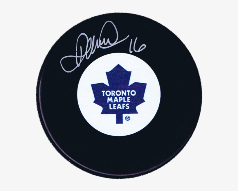 Darcy Tucker Autographed Toronto Maple Leafs Puck 600x - Toronto Maple Leaf Coins, transparent png download