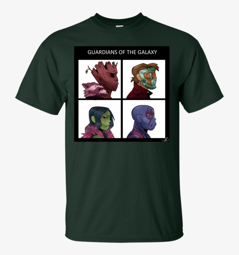 Guardians Of The Galaxy Gorillaz T Shirt & Hoodie - Motorcycle Tshirts, transparent png download