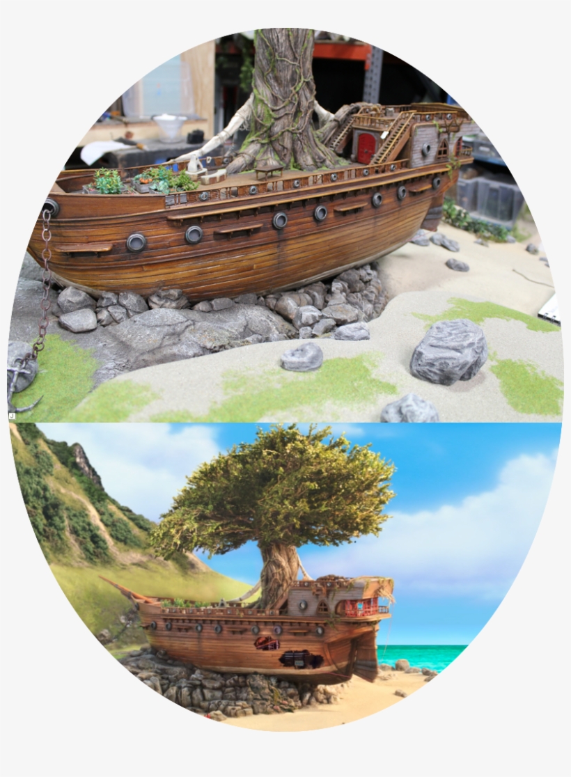 Bixpix Entertainment - Full-rigged Ship, transparent png download