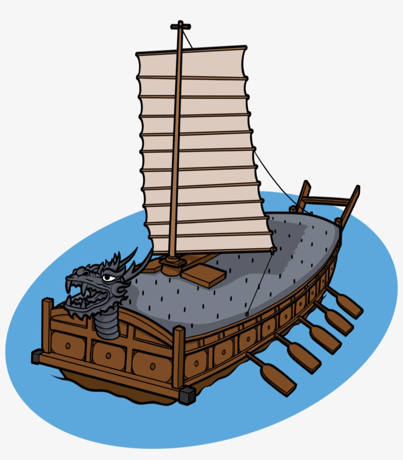 Ship Clipart Steamboat - Turtle Ship Clipart, transparent png download