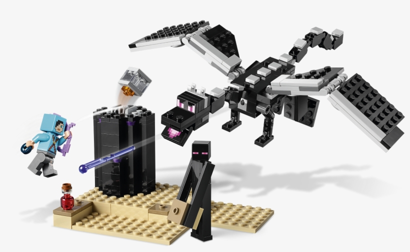 Lego Minecraft 2019 The End Battle, transparent png download