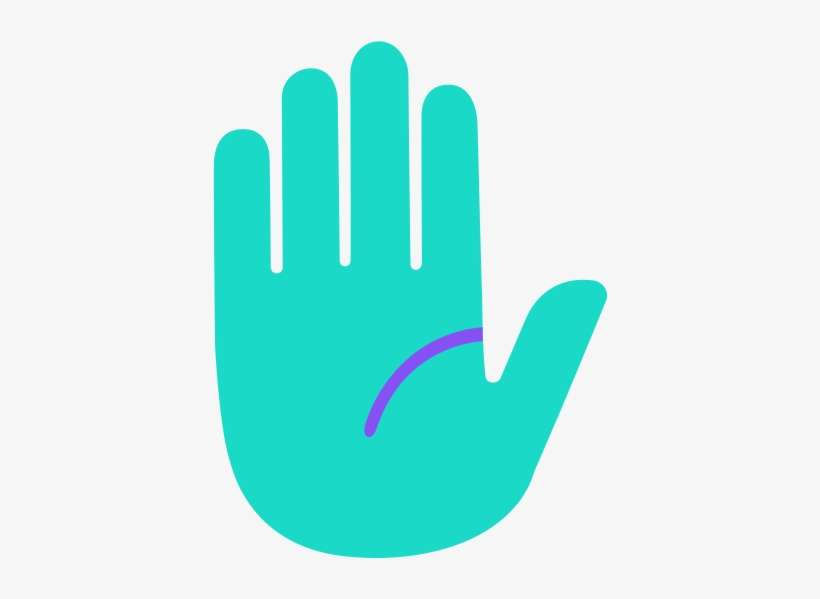Raised Hand M F - Android, transparent png download