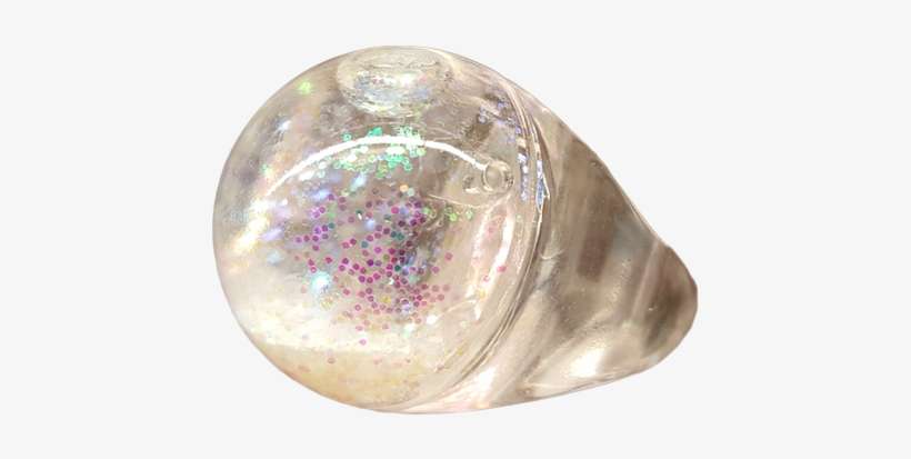 Ring- Snow Globe - Opal, transparent png download
