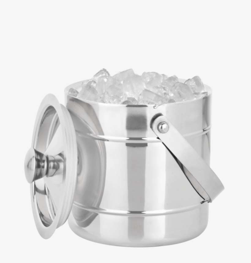 5 Ltr 2 Ring Ice-bucket - Silver, transparent png download
