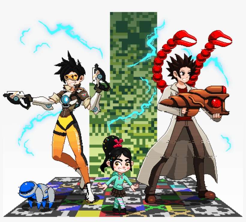 Author Comments - Glitched Video Game Charaacter, transparent png download