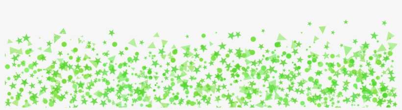 Confetti, Birthday Party, Green - Green Confetti Png, transparent png download
