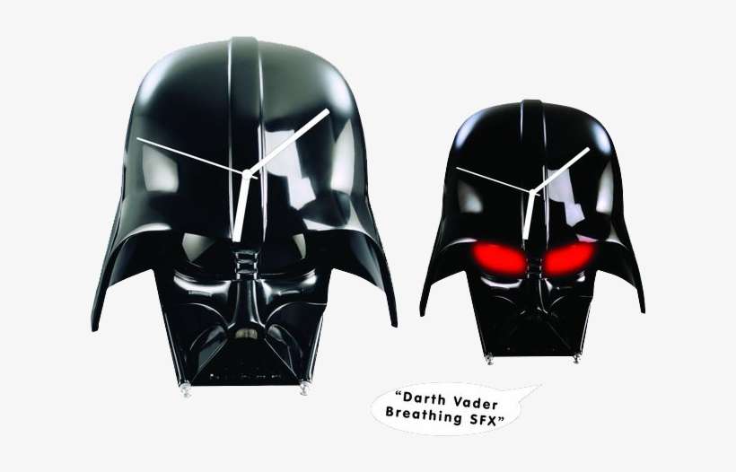 Star Wars 3d Darth Vader Helmet Clock - Darth Vader, transparent png download