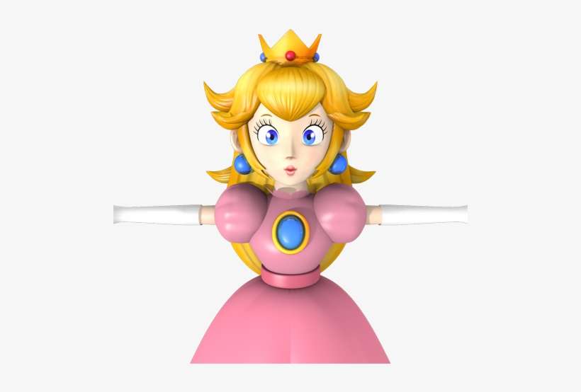 Mario Peach - Cartoon, transparent png download
