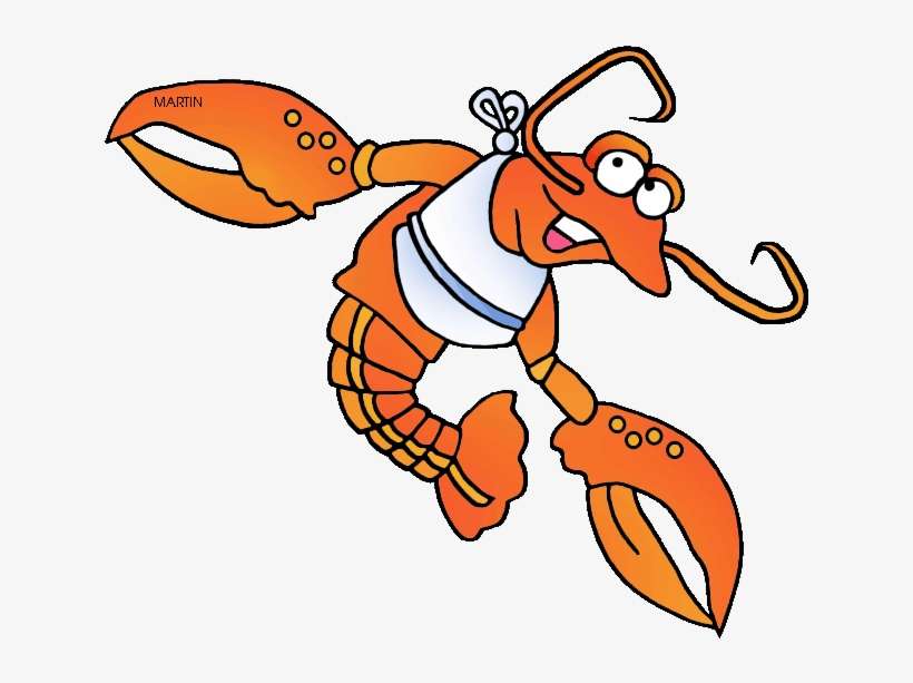 Louisiana Clipart Crawfish Louisiana - Crayfish Clipart, transparent png download