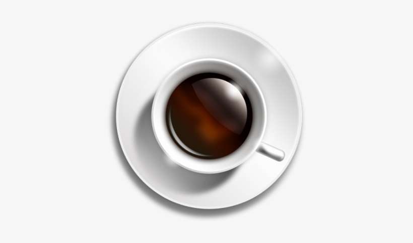 Coffee Cup Twenty-four - Cup Birds Eye View Png PNG Image | Transparent ...