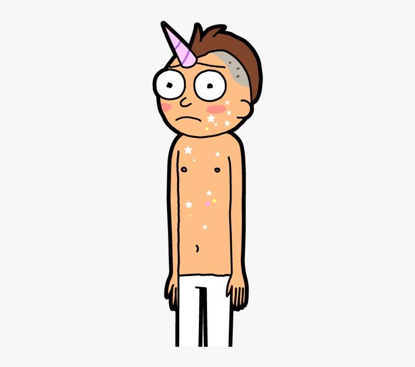 Unicorn Chaser Morty - Pocket Mortys Unicorn Morty, transparent png download