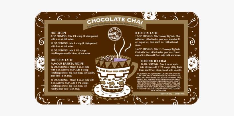 950700 Chai Chocolate Bt - Chocolate, transparent png download