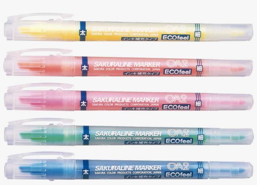 Sakura Line Marker Oa Sakura Color Fluorescent Pen Line Marker Oa2 Vk