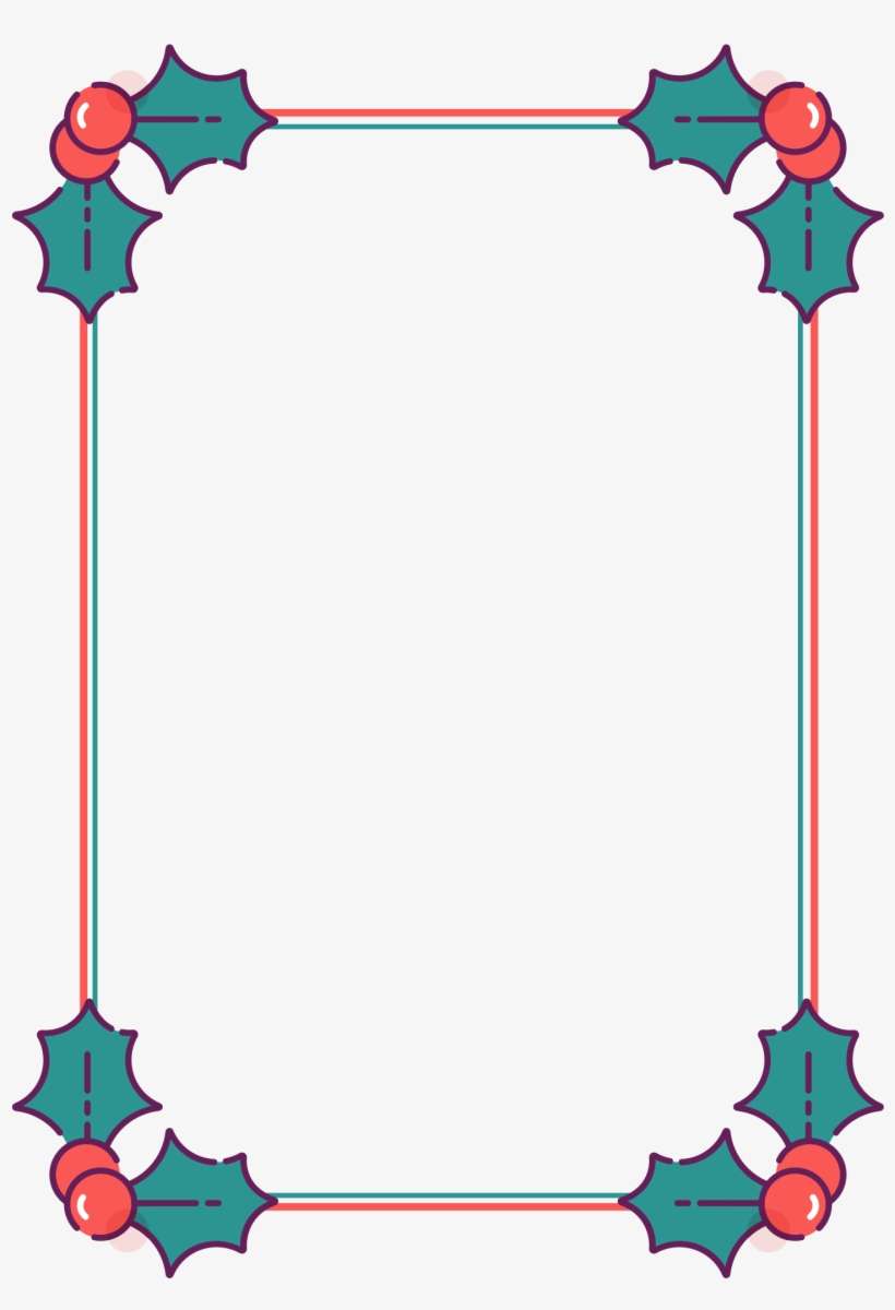 Holly And Berries Corners - Berry, transparent png download