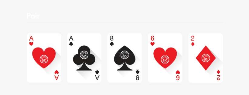 A Pair - Poker Texas Hold High Card, transparent png download