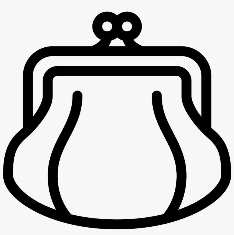 Purse Clipart Coin Purse - Icone Porte Monnaie, transparent png download